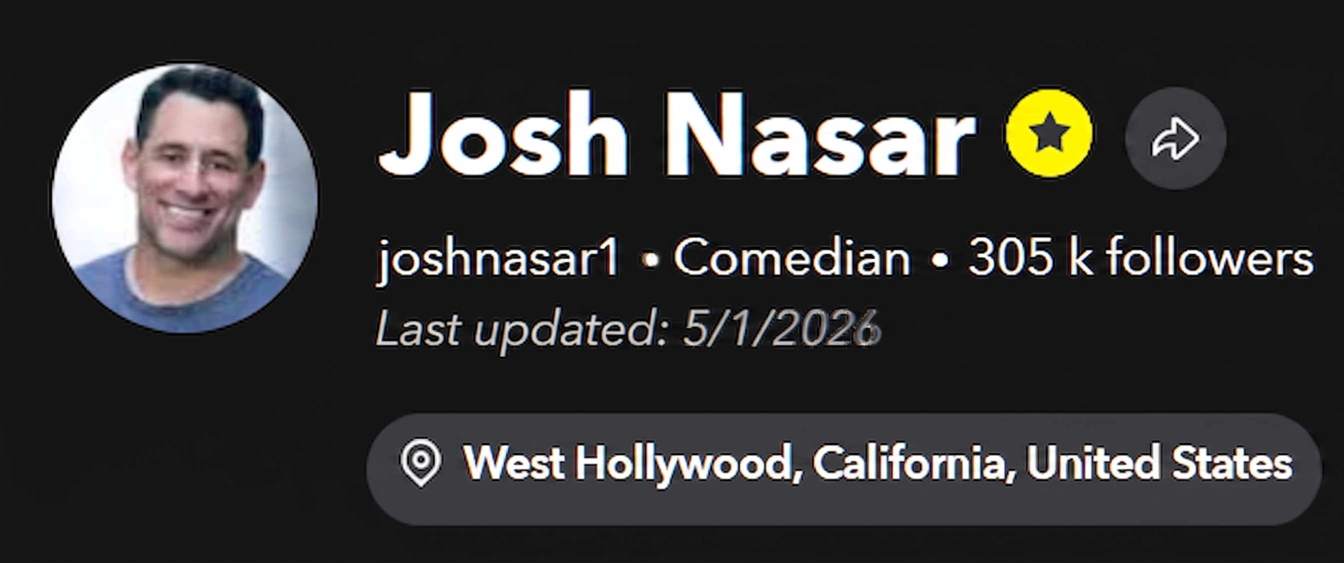 Josh Snapchat engagement